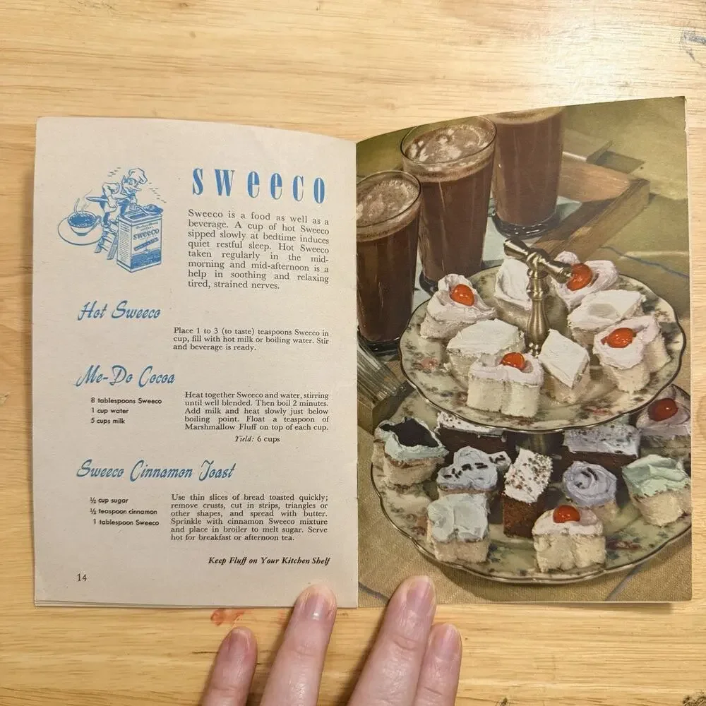 The New Yummy Book 1947 3rd Edition Marshmallow Fluff Vintage Cookbook Recipes